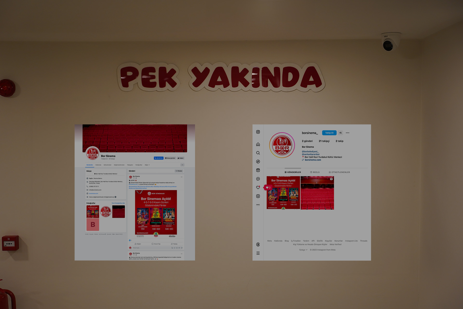 Bor Sinema, Sosyal Medya Hesaplarıyla Sizi Sinemayla Buluşturuyor!